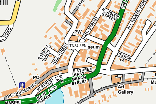 Map of TKAO LTD at local scale