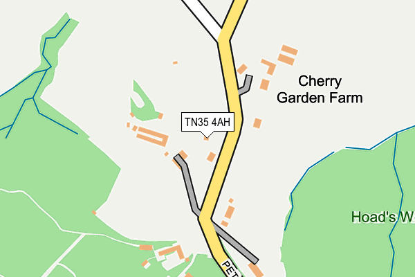 TN35 4AH map - OS OpenMap – Local (Ordnance Survey)