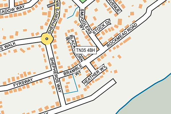 TN35 4BH map - OS OpenMap – Local (Ordnance Survey)