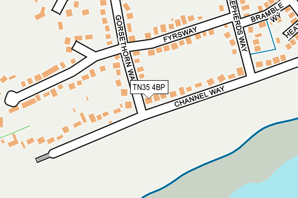 TN35 4BP map - OS OpenMap – Local (Ordnance Survey)