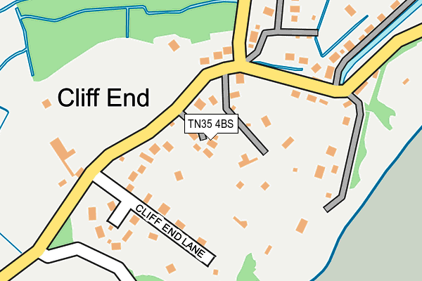 TN35 4BS map - OS OpenMap – Local (Ordnance Survey)