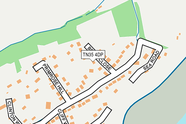 TN35 4DP map - OS OpenMap – Local (Ordnance Survey)