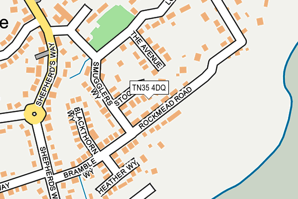 TN35 4DQ map - OS OpenMap – Local (Ordnance Survey)