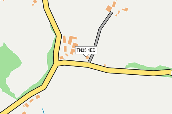 TN35 4ED map - OS OpenMap – Local (Ordnance Survey)
