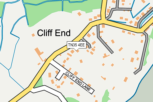 TN35 4EE map - OS OpenMap – Local (Ordnance Survey)