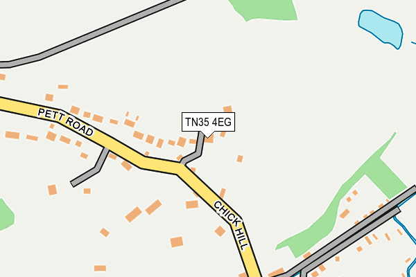 TN35 4EG map - OS OpenMap – Local (Ordnance Survey)