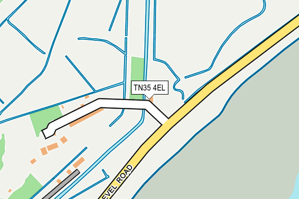 TN35 4EL map - OS OpenMap – Local (Ordnance Survey)