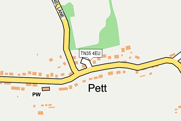 TN35 4EU map - OS OpenMap – Local (Ordnance Survey)