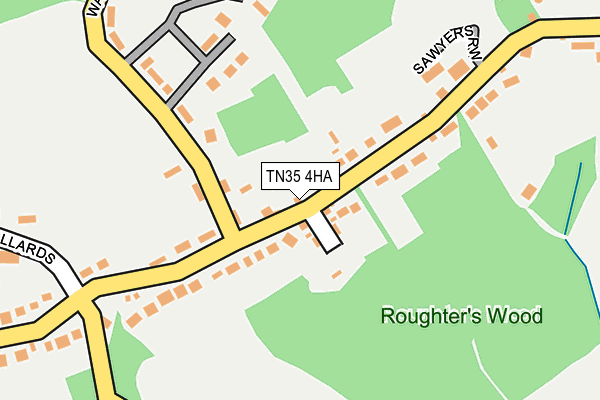 TN35 4HA map - OS OpenMap – Local (Ordnance Survey)
