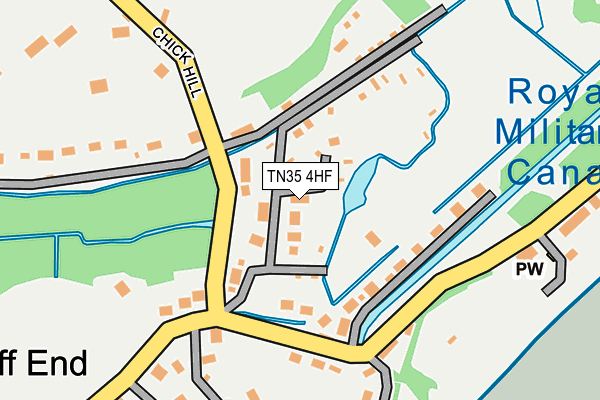 TN35 4HF map - OS OpenMap – Local (Ordnance Survey)