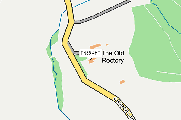 TN35 4HT map - OS OpenMap – Local (Ordnance Survey)