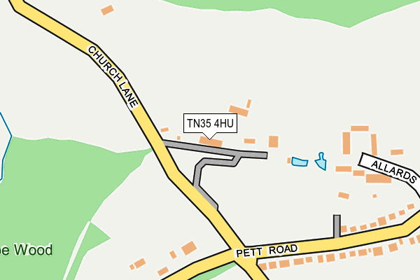 TN35 4HU map - OS OpenMap – Local (Ordnance Survey)