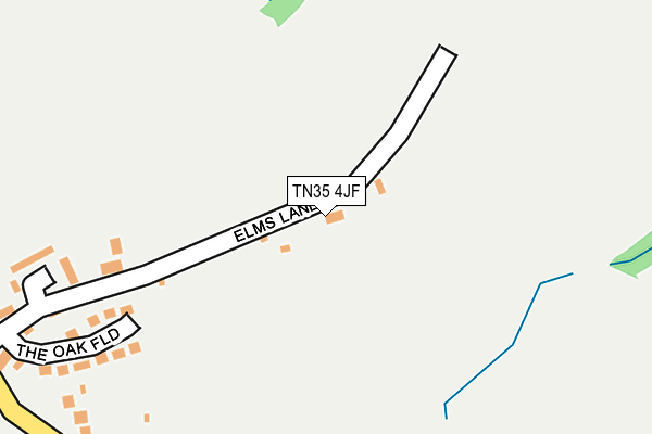 TN35 4JF map - OS OpenMap – Local (Ordnance Survey)