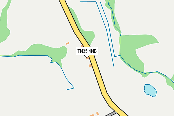 TN35 4NB map - OS OpenMap – Local (Ordnance Survey)