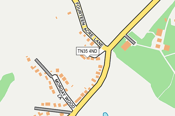 TN35 4ND map - OS OpenMap – Local (Ordnance Survey)