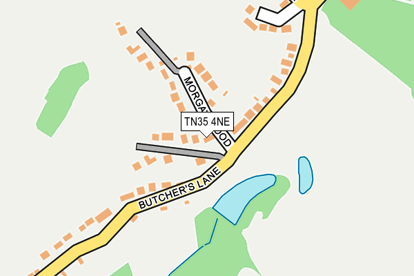 TN35 4NE map - OS OpenMap – Local (Ordnance Survey)