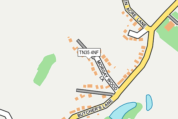 TN35 4NF map - OS OpenMap – Local (Ordnance Survey)