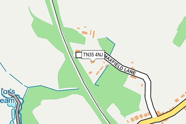 TN35 4NJ map - OS OpenMap – Local (Ordnance Survey)