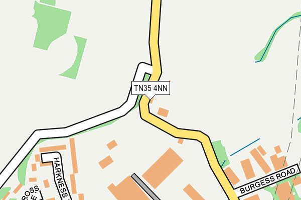 TN35 4NN map - OS OpenMap – Local (Ordnance Survey)