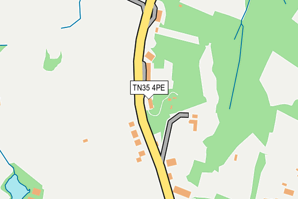TN35 4PE map - OS OpenMap – Local (Ordnance Survey)