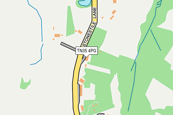 TN35 4PG map - OS OpenMap – Local (Ordnance Survey)