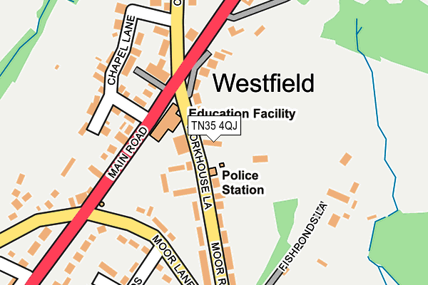 TN35 4QJ map - OS OpenMap – Local (Ordnance Survey)