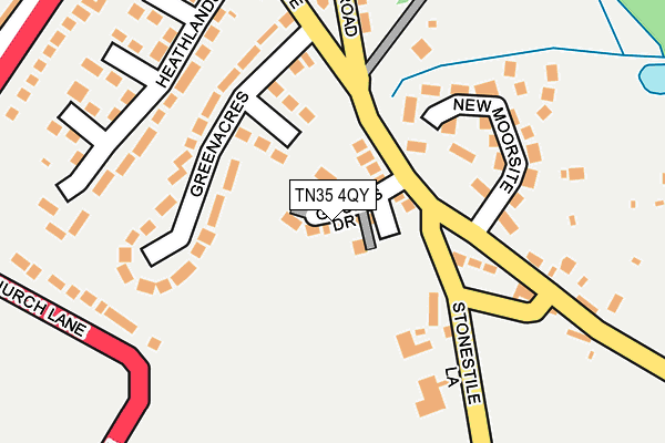 TN35 4QY map - OS OpenMap – Local (Ordnance Survey)