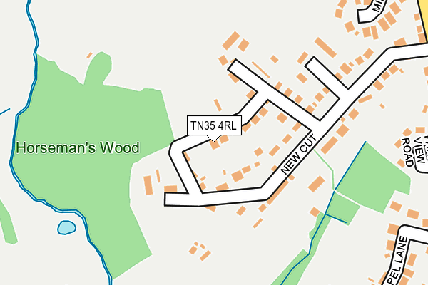 TN35 4RL map - OS OpenMap – Local (Ordnance Survey)