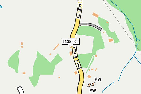 TN35 4RT map - OS OpenMap – Local (Ordnance Survey)