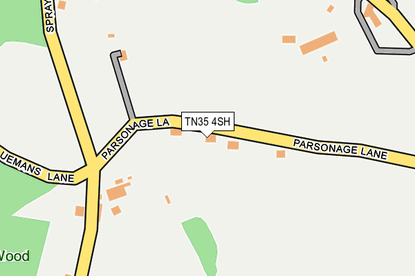 TN35 4SH map - OS OpenMap – Local (Ordnance Survey)