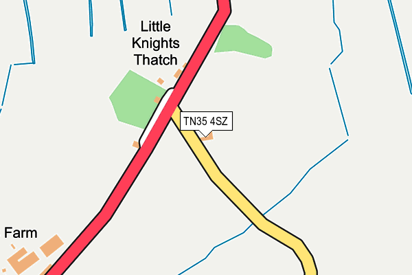 TN35 4SZ map - OS OpenMap – Local (Ordnance Survey)