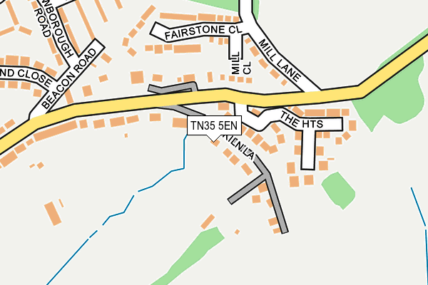 TN35 5EN map - OS OpenMap – Local (Ordnance Survey)