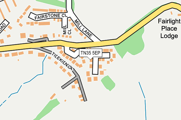TN35 5EP map - OS OpenMap – Local (Ordnance Survey)