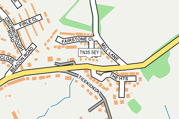 TN35 5EY map - OS OpenMap – Local (Ordnance Survey)