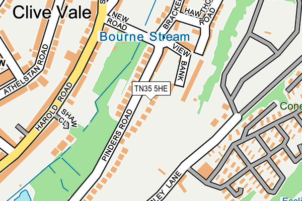 TN35 5HE map - OS OpenMap – Local (Ordnance Survey)