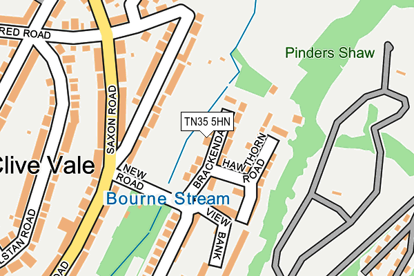 TN35 5HN map - OS OpenMap – Local (Ordnance Survey)