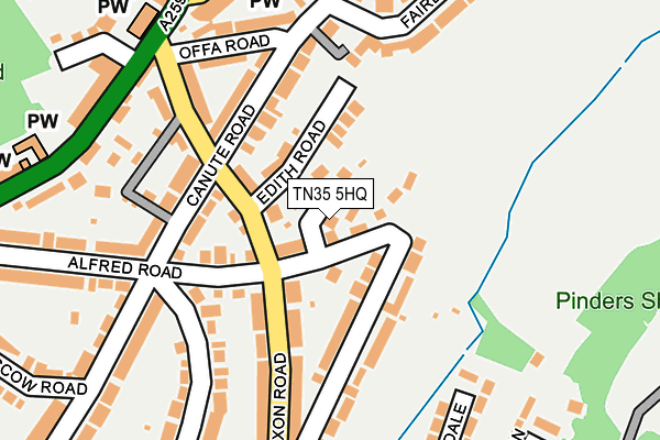 TN35 5HQ map - OS OpenMap – Local (Ordnance Survey)