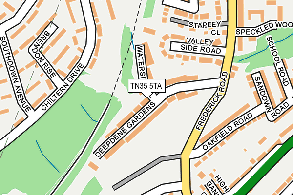 TN35 5TA map - OS OpenMap – Local (Ordnance Survey)