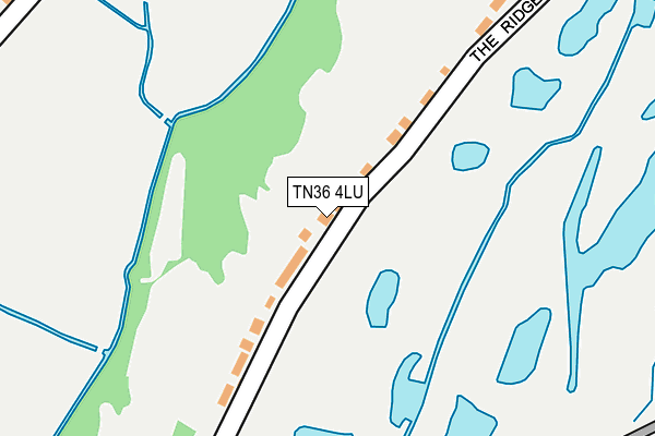 TN36 4LU map - OS OpenMap – Local (Ordnance Survey)
