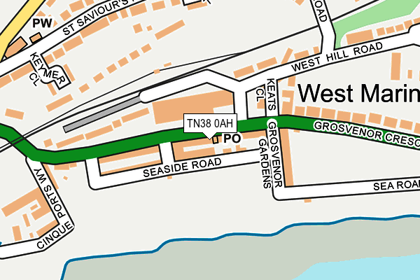 Map of SUSSEX FRUITS LTD at local scale