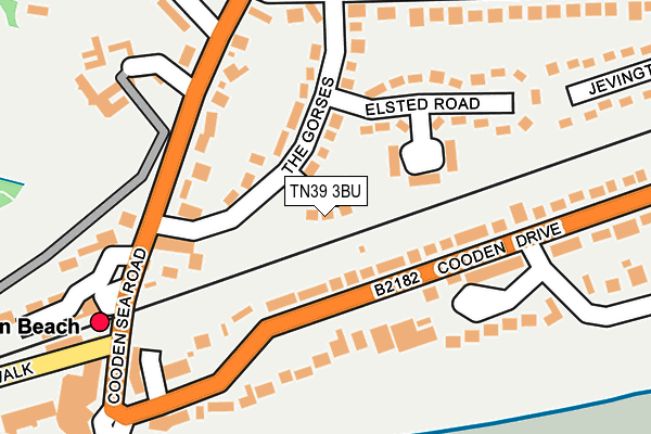 TN39 3BU map - OS OpenMap – Local (Ordnance Survey)