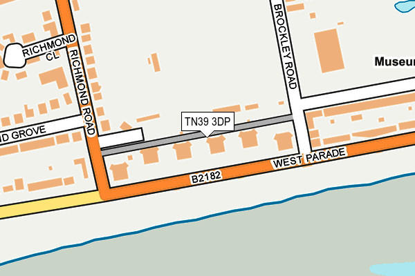 TN39 3DP map - OS OpenMap – Local (Ordnance Survey)