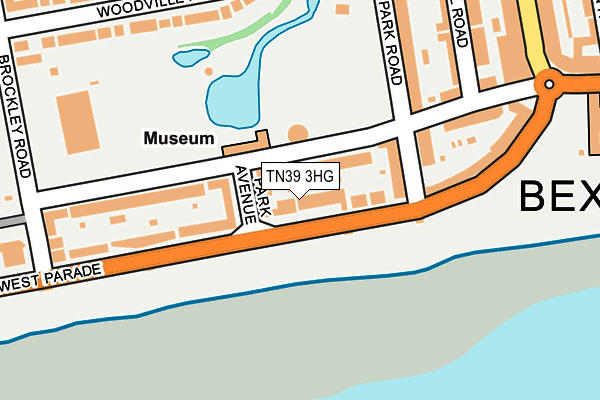 TN39 3HG map - OS OpenMap – Local (Ordnance Survey)