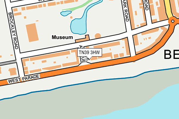TN39 3HW map - OS OpenMap – Local (Ordnance Survey)