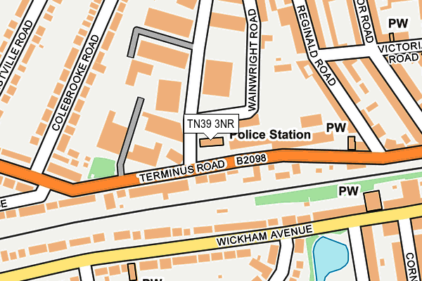 TN39 3NR map - OS OpenMap – Local (Ordnance Survey)