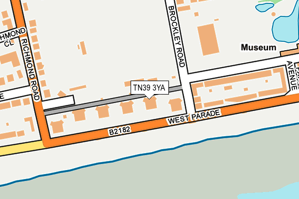 TN39 3YA map - OS OpenMap – Local (Ordnance Survey)