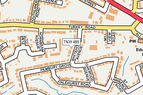 TN39 4BS map - OS OpenMap – Local (Ordnance Survey)
