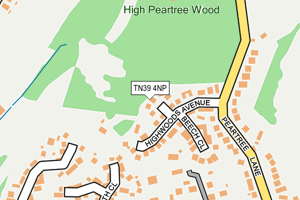 TN39 4NP map - OS OpenMap – Local (Ordnance Survey)