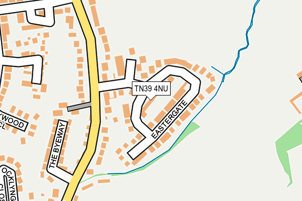 TN39 4NU map - OS OpenMap – Local (Ordnance Survey)