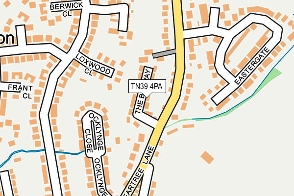 TN39 4PA map - OS OpenMap – Local (Ordnance Survey)